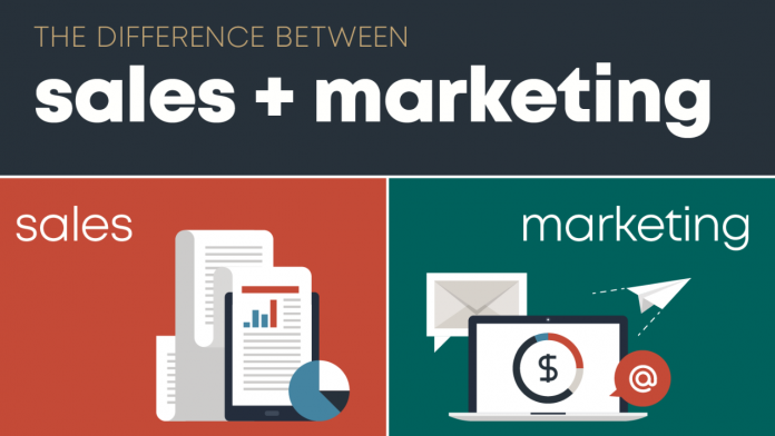 What is the difference between marketing and sales