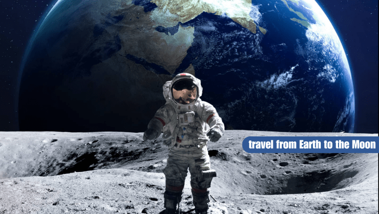 How long does it take to travel from Earth to the Moon?